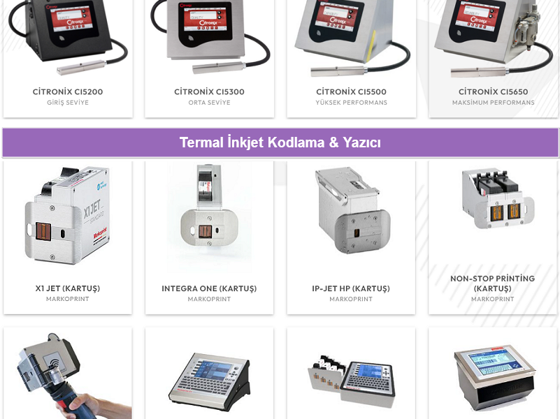 İnket Kodlama Makinası